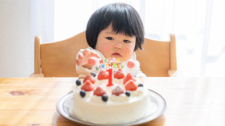 誕生日の写真